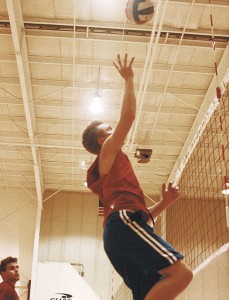 Men's Volleyball <span class='credit'>Photo By: Kate Dupon | Photographer</span><span class='description'>Men’s club volleyball held tryouts to prepare for this season, which will mark their fifth year as a club sports team at Ferris.</span>