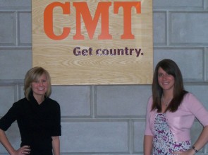 p6-CMT-rgb In the Field: Music industry management students Renee Urbanc and Jaimee Mackey are spending spring semester in Nashville interning for CMT. While the experience is challenging, they’re finding it to be a lot of fun. Photo Courtesy of Renee Urbanc