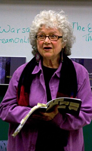 Speaking Up: Award-winning poet and writer Helen Degen Cohen shares stories of her experiences during the Holocaust through her poems. Photo By: Kate Dupon | Photographer