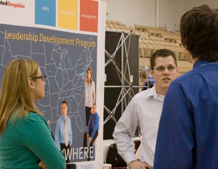 Job Hunting: Many seniors are beginning to look for jobs at the beginning of their senior year. Employers are expecting to hire 13.5 percent more graduates from the class of 2011 than from the previous class of 2010. Torch File Photo Job Hunting: Many seniors are beginning to look for jobs at the beginning of their senior year. Employers are expecting to hire 13.5 percent more graduates from the class of 2011 than from the previous class of 2010. Torch File Photo