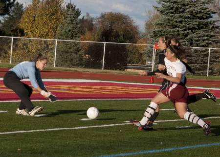 Shut Down: Ferris State soccer lost to Grand Valley this weekend, 6-0. Despite the loss, it didn’t defer the Bulldogs from qualifying for the GLIAC tournament. Photo By: Kate Dupon | Photo Editor Shut Down: Ferris State soccer lost to Grand Valley this weekend, 6-0. Despite the loss, it didn’t defer the Bulldogs from qualifying for the GLIAC tournament. Photo By: Kate Dupon | Photo Editor