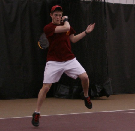 Winning Streak: Ferris junior Jack Swan, during a match against Grand Valley State. The Bulldogs record is 12-4 overall for the 2010-11 season. Photo By: Kate Dupon | Photo Editor Winning Streak: Ferris junior Jack Swan, during a match against Grand Valley State. The Bulldogs record is 12-4 overall for the 2010-11 season. Photo By: Kate Dupon | Photo Editor