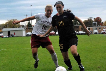 Rough Start: Bri Borgman, senior forward, battles with an opponet during a 2010 season game. The Bulldogs lost their first two games of the 2011 season. Torch File Photo Rough Start: Bri Borgman, senior forward, battles with an opponet during a 2010 season game. The Bulldogs lost their first two games of the 2011 season. Torch File Photo